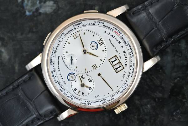 A. Lange &amp; S&ouml;hne 116.032 Lange 1 Zeitzone Rotgold deutsches Full Set 2009